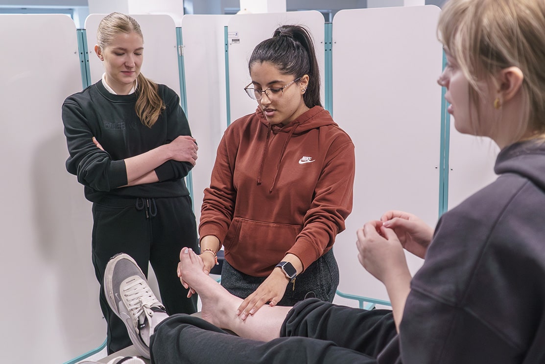 Students in Physio Simulation